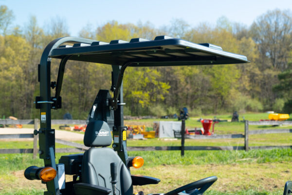 Tractor Canopy Mounted Below Roll Bar, Rhinohide Canopy on Summit TX25